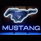Mustang Neon Bulbs Sign 17x14 -  - TheLedHeroes