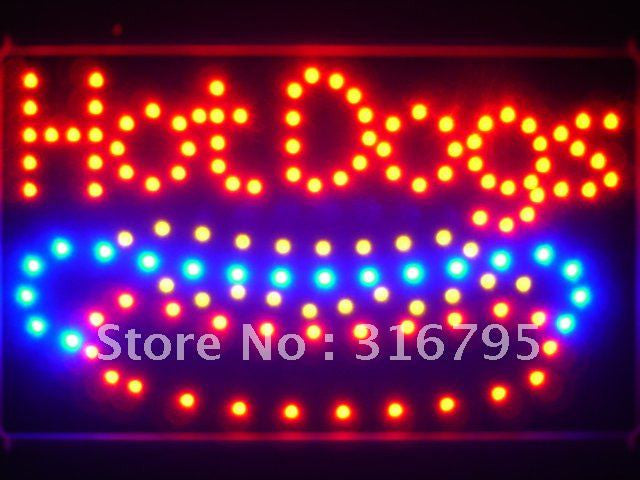 Hot Dogs Cafe Led Sign WhiteBoard -  - TheLedHeroes