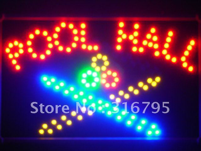 Pool Room LED Sign with Whiteboard -  - TheLedHeroes