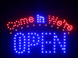 FREE Come in we're OPEN LED Sign 16