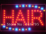 Hair Cut Salon OPEN LED Sign -  - TheLedHeroes