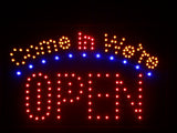 FREE Come in we're OPEN LED Sign 16