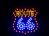 Route 66 Road Bar LED Sign 16