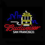 Budweiser San Francisco Cable Car Neon Bulbs Sign 31x24 -  - TheLedHeroes