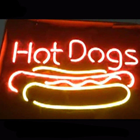 Hot Dogs Neon Bulbs Sign 17X14 -  - TheLedHeroes