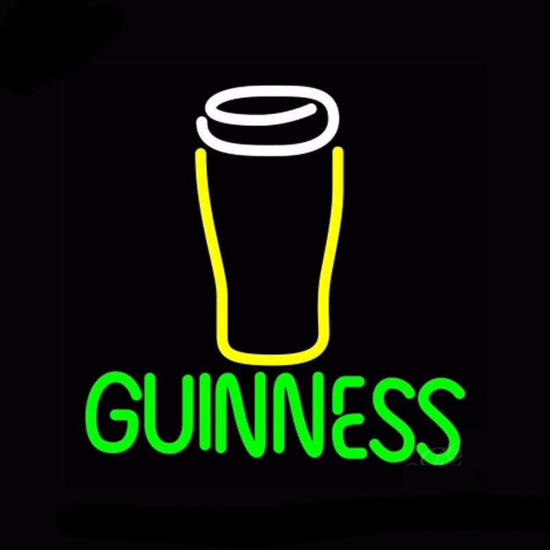 Guinness Glass Neon Bulbs Sign 16x16 -  - TheLedHeroes