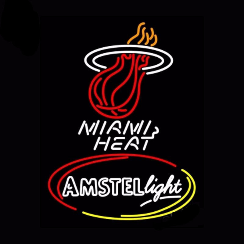 Miami Heat Neon Bulbs Sign 24x31 -  - TheLedHeroes