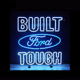 Ford Built Tough Neon Bulbs Sign 24x18 -  - TheLedHeroes