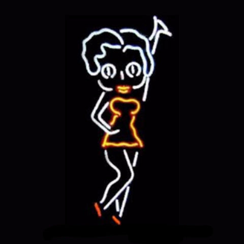 Betty Boop 2 Neon Bulbs Sign 31x15 -  - TheLedHeroes