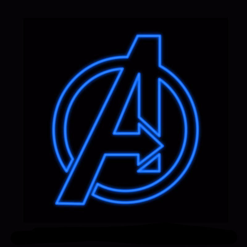The Avengers Neon Bulbs Sign 24x24 -  - TheLedHeroes