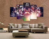 Michael Jordan's 5 Pcs Wall Canvas -  - TheLedHeroes