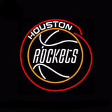 Houston Rockets Neon Bulbs Sign 24x24 -  - TheLedHeroes