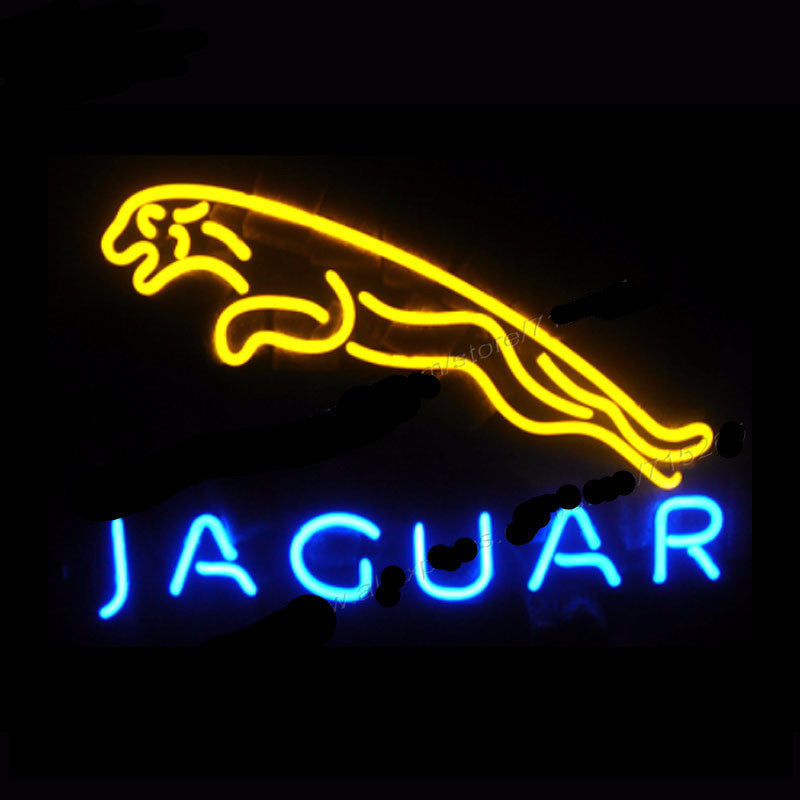 Jaguar Neon Bulbs Sign 19X15 -  - TheLedHeroes