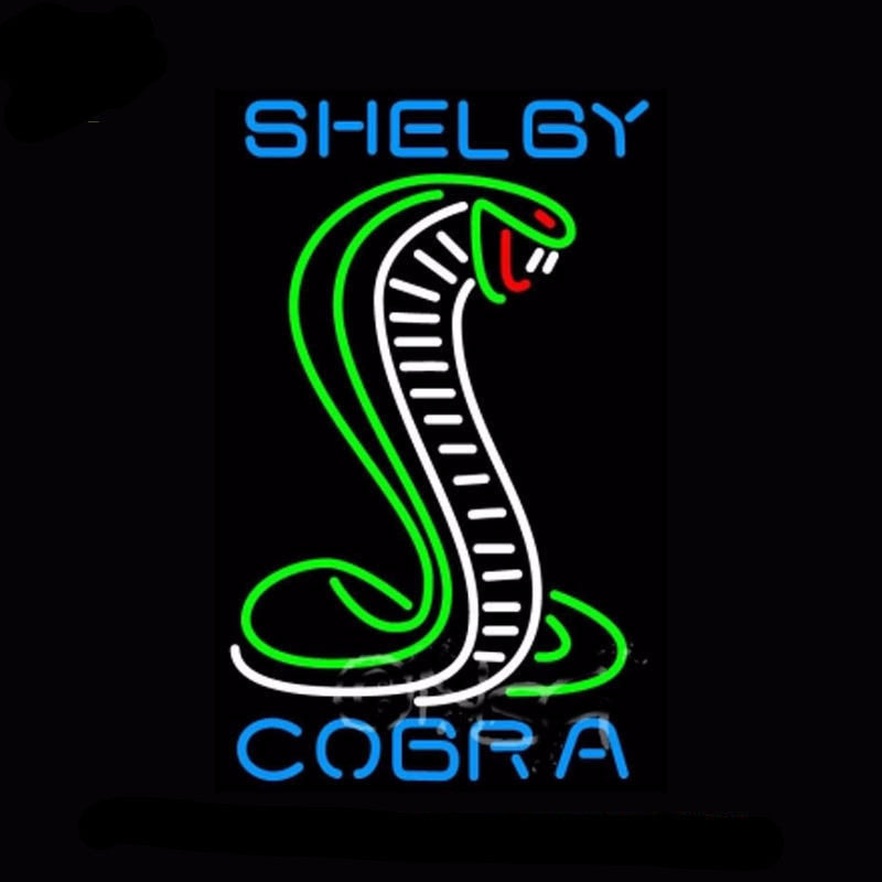 Shelby Cobra Neon Bulbs Sign 31x20 -  - TheLedHeroes