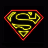 Superman Neon Bulbs Sign 24x24 -  - TheLedHeroes