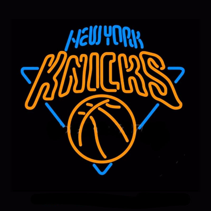 New York Knicks Neon Bulbs Sign 24x24 -  - TheLedHeroes