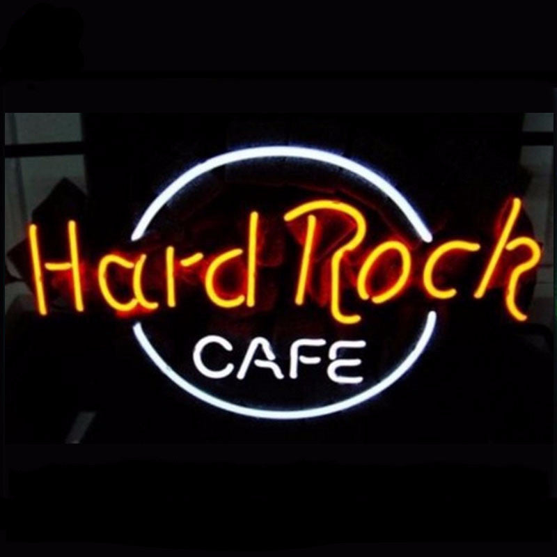 Hard Rock Cafe Neon Bulbs Sign 17X12 -  - TheLedHeroes
