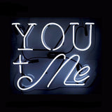 You+Me Neon Bulbs Sign 17x17 -  - TheLedHeroes
