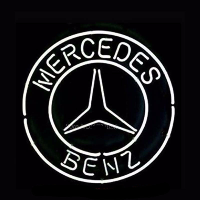 Mercedes Benz Neon Bulbs Sign 17x14 -  - TheLedHeroes