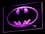 Batman Hero Man Cave LED Sign - Purple - TheLedHeroes