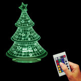 Colorful Christmas Tree 3D LED LAMP -  - TheLedHeroes