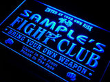Fight Club Bring Your Weapon Name Personalized Custom LED Sign -  - TheLedHeroes