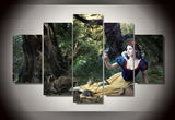 Snow White in the woods 5 Pcs Wall Canvas -  - TheLedHeroes