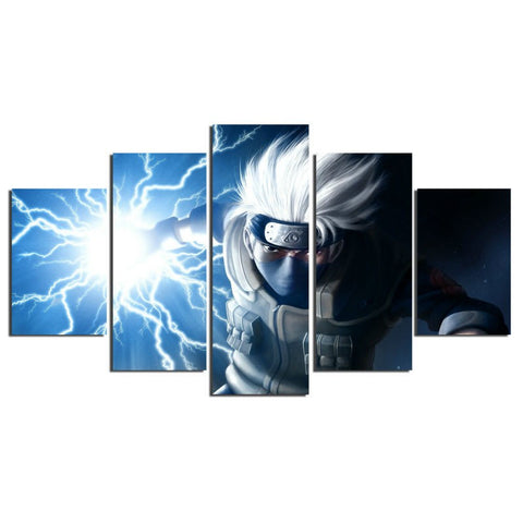 Naruto Kakashi Hatake 5 Pcs Wall Canvas -  - TheLedHeroes