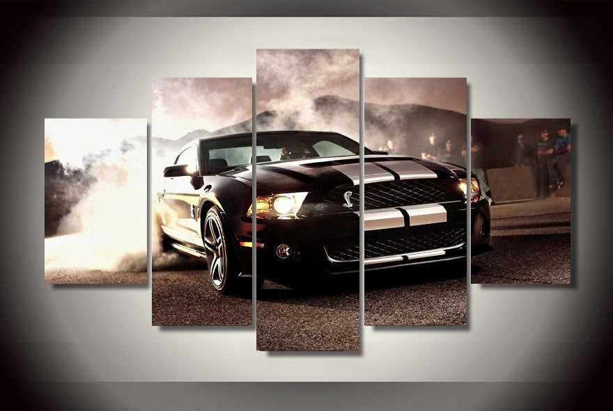 Ford Mustang 5 Pcs Wall Canvas -  - TheLedHeroes