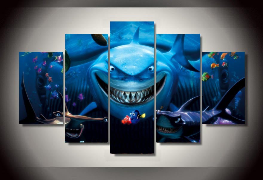 Finding Nemo 5 Pcs Wall Canvas -  - TheLedHeroes