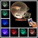 NFL Team Helmet 3D LED LAMP - New England Patriots - TheLedHeroes