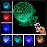 NFL Team Helmet 3D LED LAMP - New York Jets - TheLedHeroes