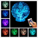 Star Wars Rogue One Death Star 3D LED LAMP -  - TheLedHeroes