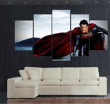 Batman v Superman 5 Pcs Wall Canvas -  - TheLedHeroes