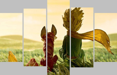 The little Prince 5 Pcs Wall Canvas -  - TheLedHeroes
