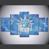 NHL New-York Rangers  5 Pcs Wall Canvas -  - TheLedHeroes