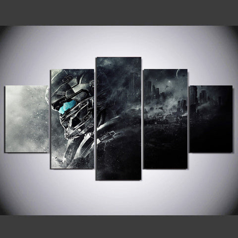 Halo 5 5 Pcs Wall Canvas -  - TheLedHeroes