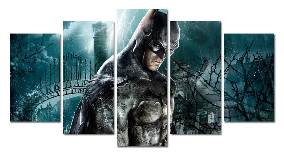 Batman 5 Pcs Wall Canvas -  - TheLedHeroes