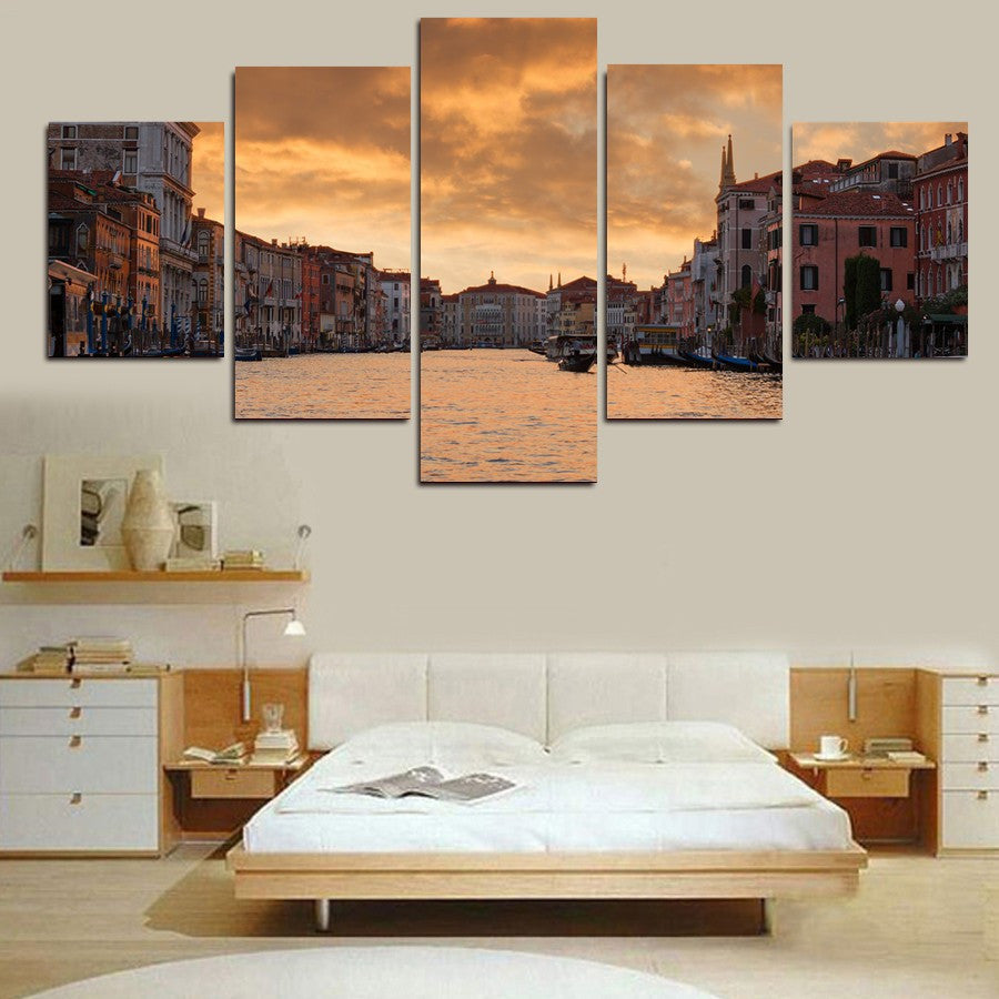 Venice 5 Pcs Wall Canvas -  - TheLedHeroes