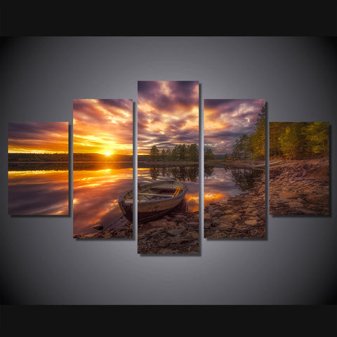 Ringerike Norway 5 Pcs Wall Canvas -  - TheLedHeroes