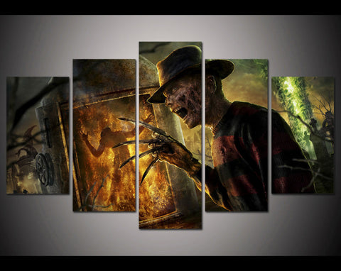 Mortal Combat 5 Pcs Wall Canvas -  - TheLedHeroes