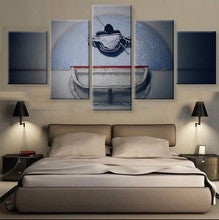 Hockey Goal Top View 5 Pcs Wall Canvas -  - TheLedHeroes