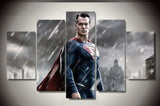 Superman 5 Pcs Wall Canvas -  - TheLedHeroes