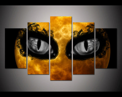 Crazy Halloween Picture 5 Pcs Wall Canvas -  - TheLedHeroes