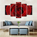 Dew Rose 5 Pcs Wall Canvas -  - TheLedHeroes