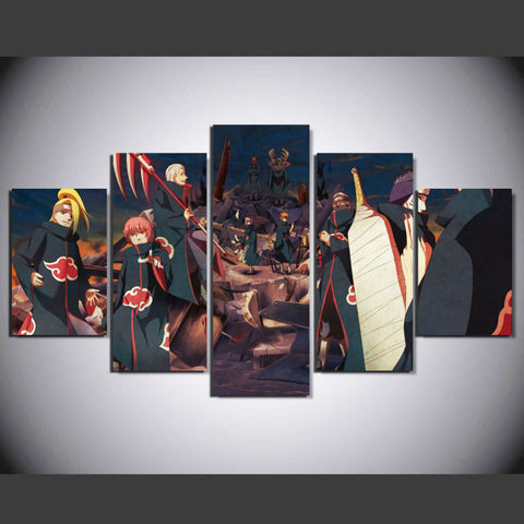 Mangas Cartoon 5 Pcs Wall Canvas -  - TheLedHeroes