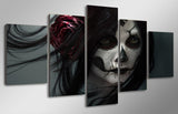 Dead Face Paint 5 Pcs Wall Canvas -  - TheLedHeroes