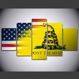 Don't Read on Me Flag 5 Pcs Wall Canvas -  - TheLedHeroes