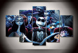 Nightmare before Christmas 5 Pcs Wall Canvas -  - TheLedHeroes
