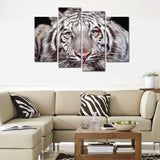 White Tiger 4 Pcs Wall Canvas -  - TheLedHeroes